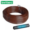 Тandem Капков маркуч многосезонен Irritec 16/2,1/33 44 mil кафяв 100m